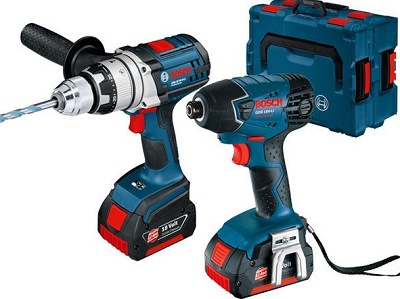 Bosch 18V GSB 18 VE-2-Li & GDR 18V-Li combo set 