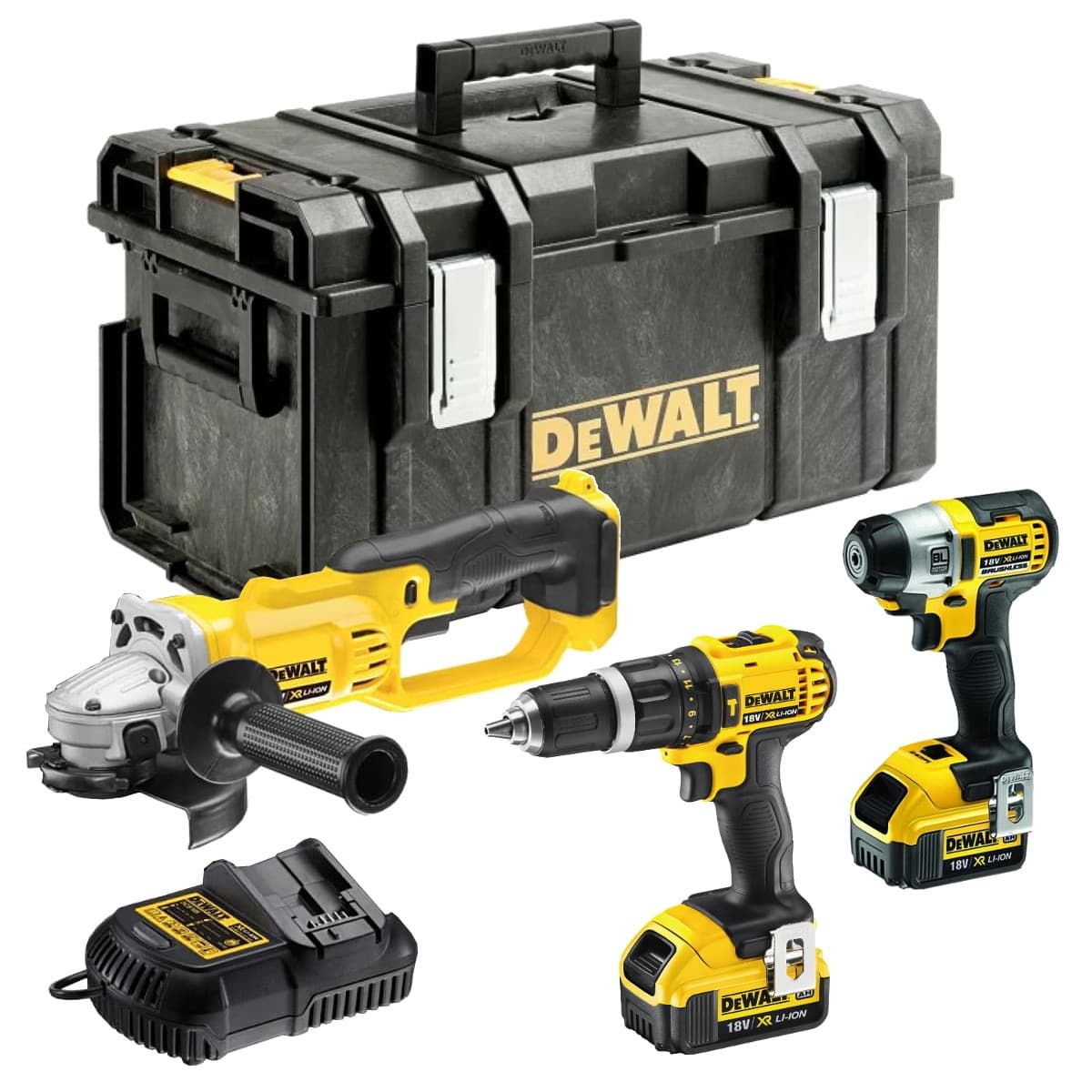DeWALT DCK381M2 combiset 3-delig - 2x 18V 4,0Ah + DS300