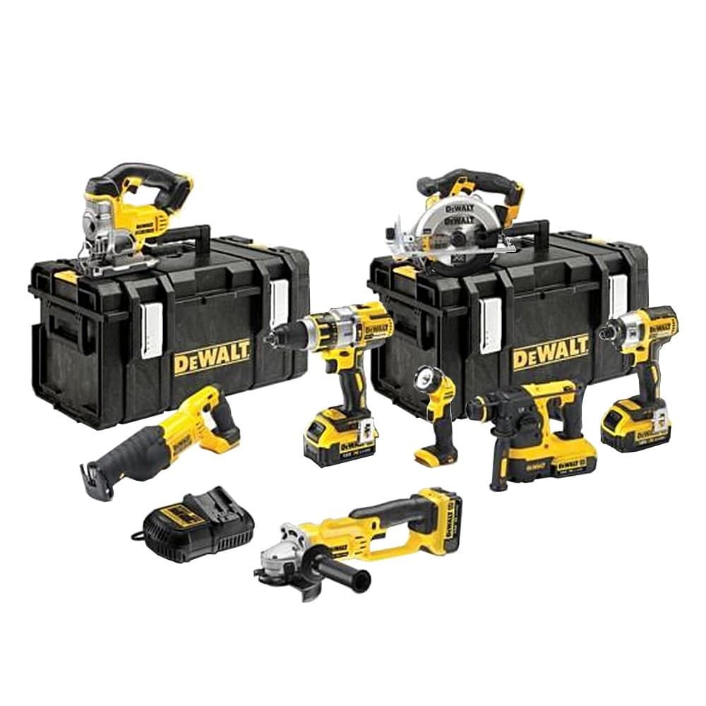 DeWALT DCK890M4 combiset 8-delig - 4x 18V 4,0Ah + DS300