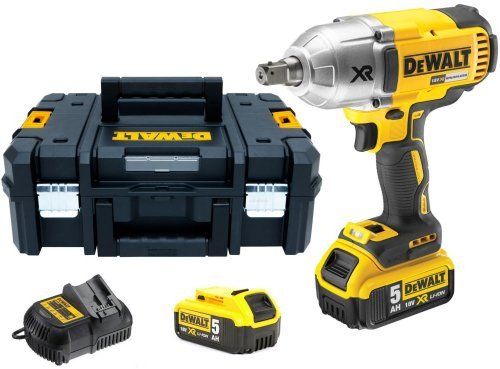 DeWALT DCF899P2 accu slagmoersleutel arreteerpen 18V 5,0Ah + TSTAK koffer