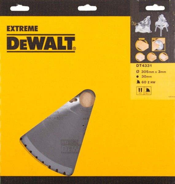 DeWALT DT4331 cirkelzaagblad zaagblad 305mm 60T 