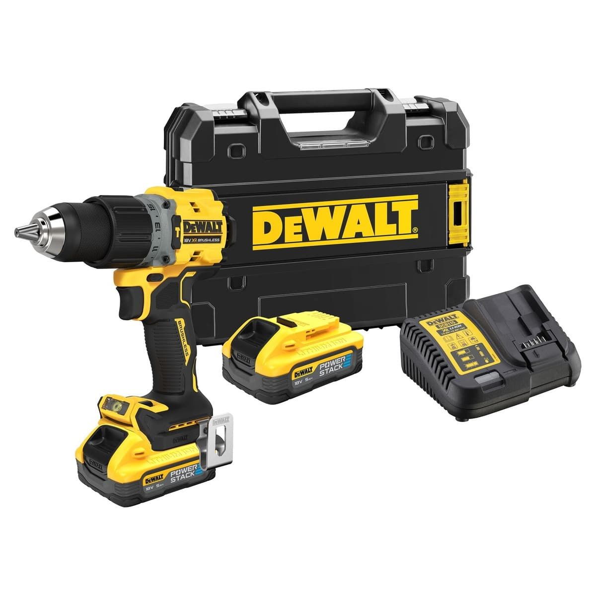 DeWALT DCD805H2T accu klopboormachine 18V 5,0Ah + TSTAK