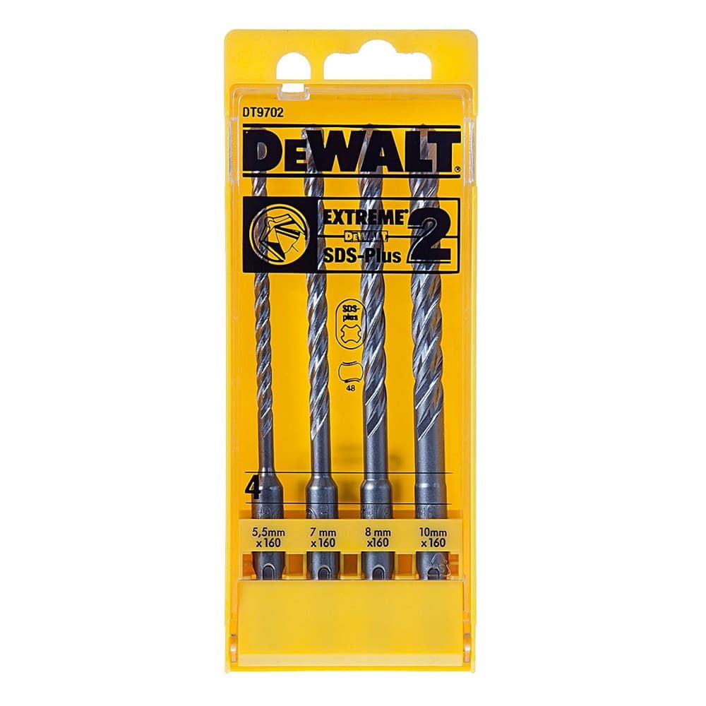 DeWALT DT9702 SDS-plus borenset Extreme 4-delig