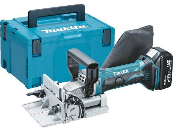 Makita DPJ180RFJ accu lamellenfrees 100 mm 18V 3,0Ah + Mbox