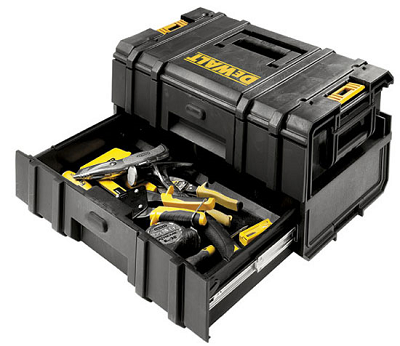 DeWALT Tough System DS250 gereedschapskoffer met lades