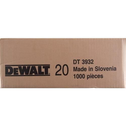 DeWALT DT3932 lamellen nr. 20 - 1000 stuks