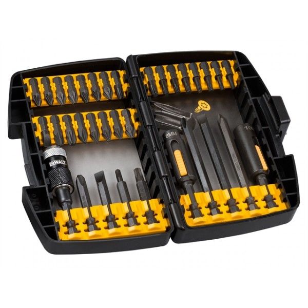 DeWALT DT70515 schroefbitsset impact slagschroevendraaiers 34-delig 