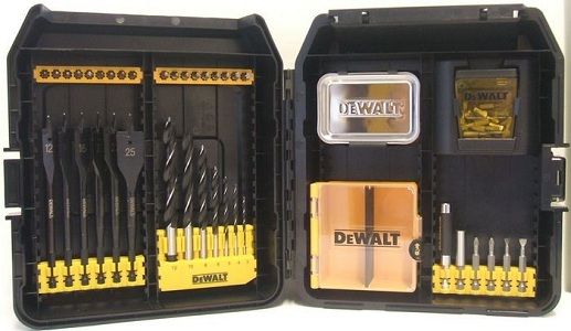 DeWALT DT9282 58-delige set houtboren speedboren bitset 
