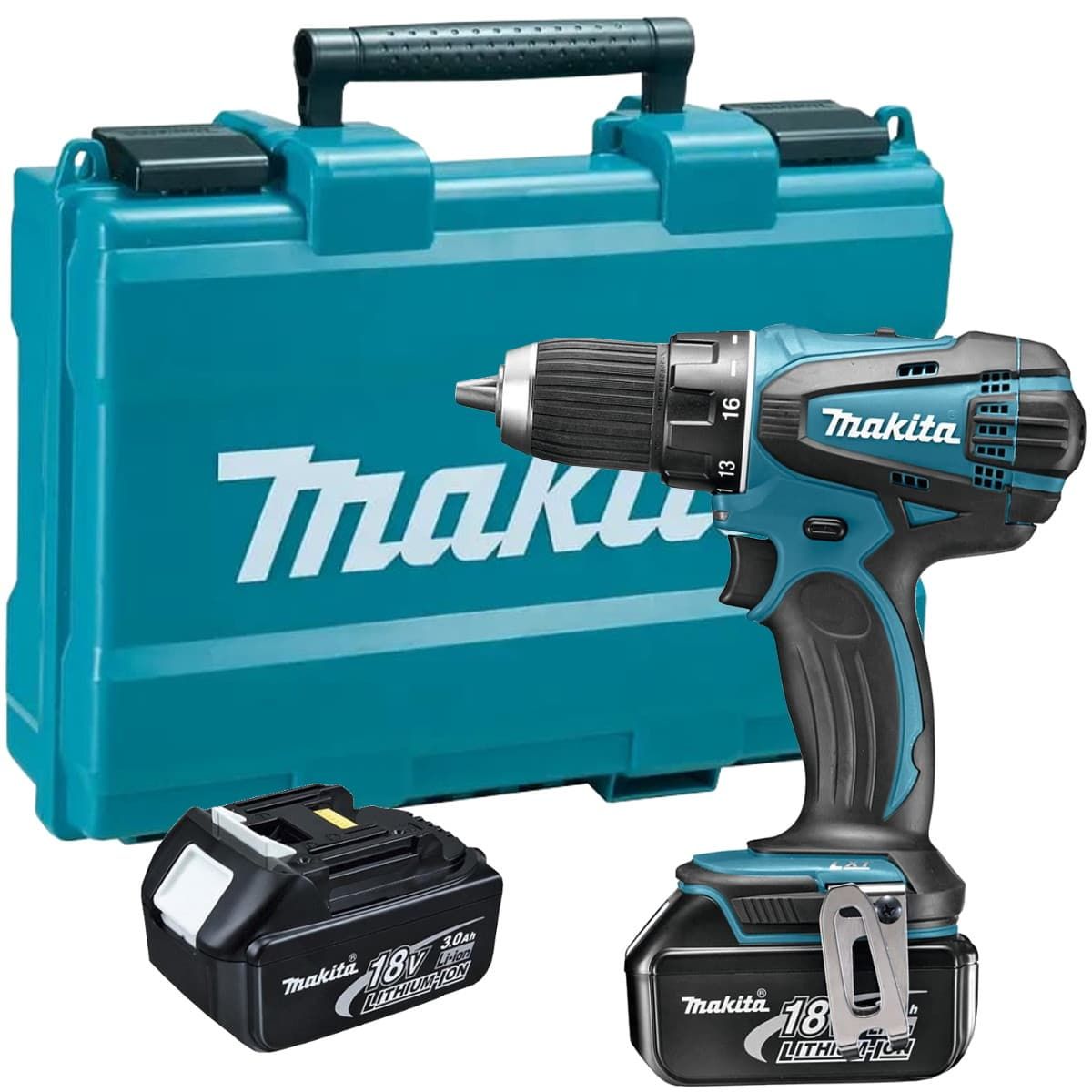 Makita BDF456RFE accu schroefboormachine 18V 3,0Ah + koffer