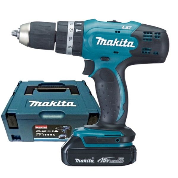 Makita BHP453RHJ accuklopboormachine 18V 1,5Ah + koffer