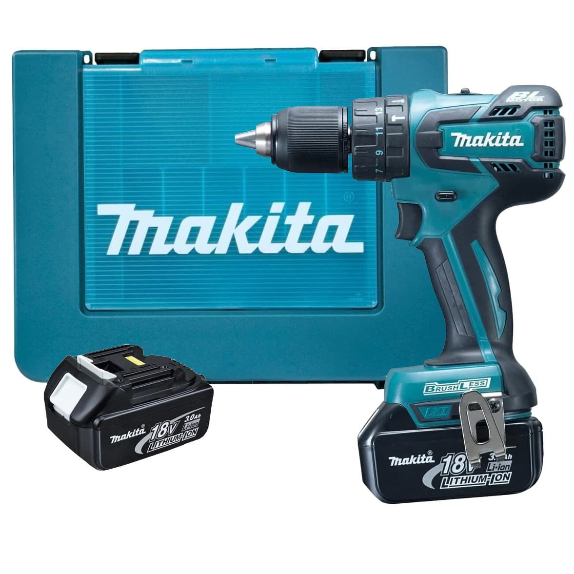 Makita BHP459RFE accu klopboormachine 18V 3,0Ah + koffer