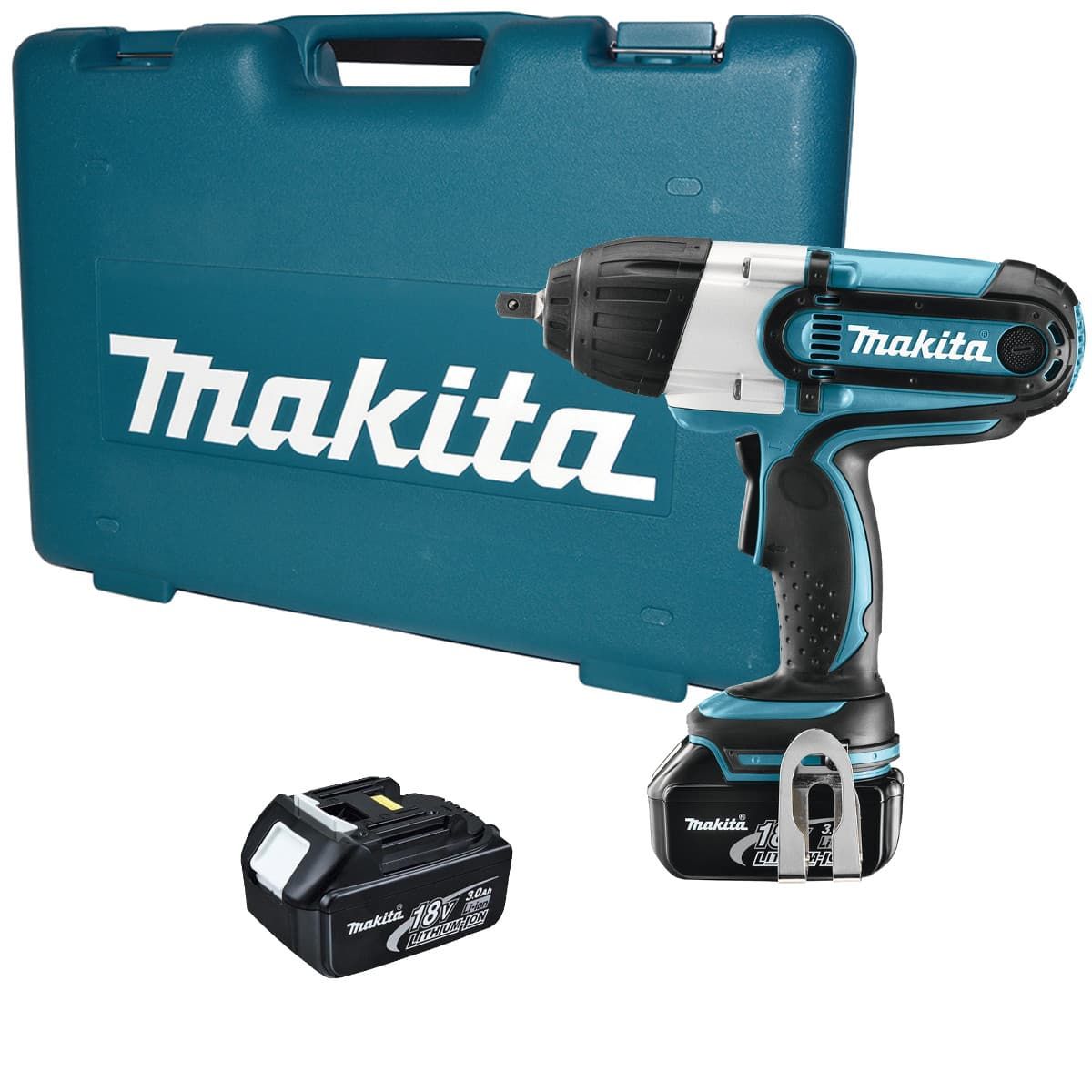 Makita BTW450RFE accu slagmoersleutel 18V 3,0Ah + koffer
