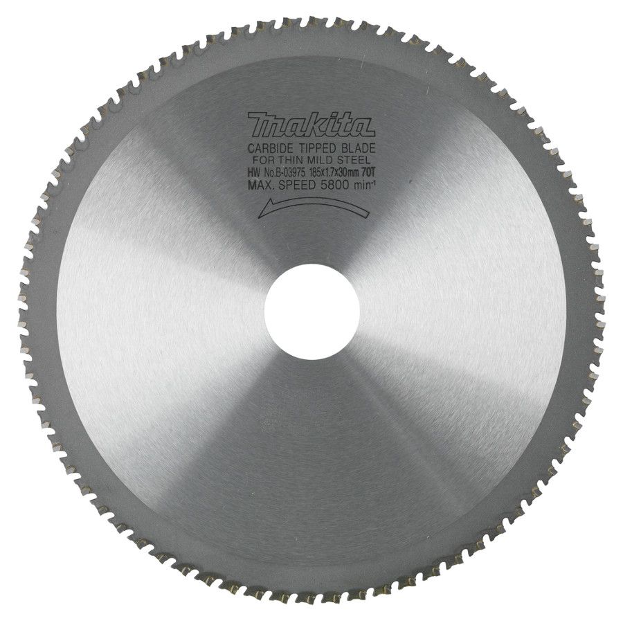Makita B-09771 cirkelzaagblad voor metaal 185 x 30 mm 70T
