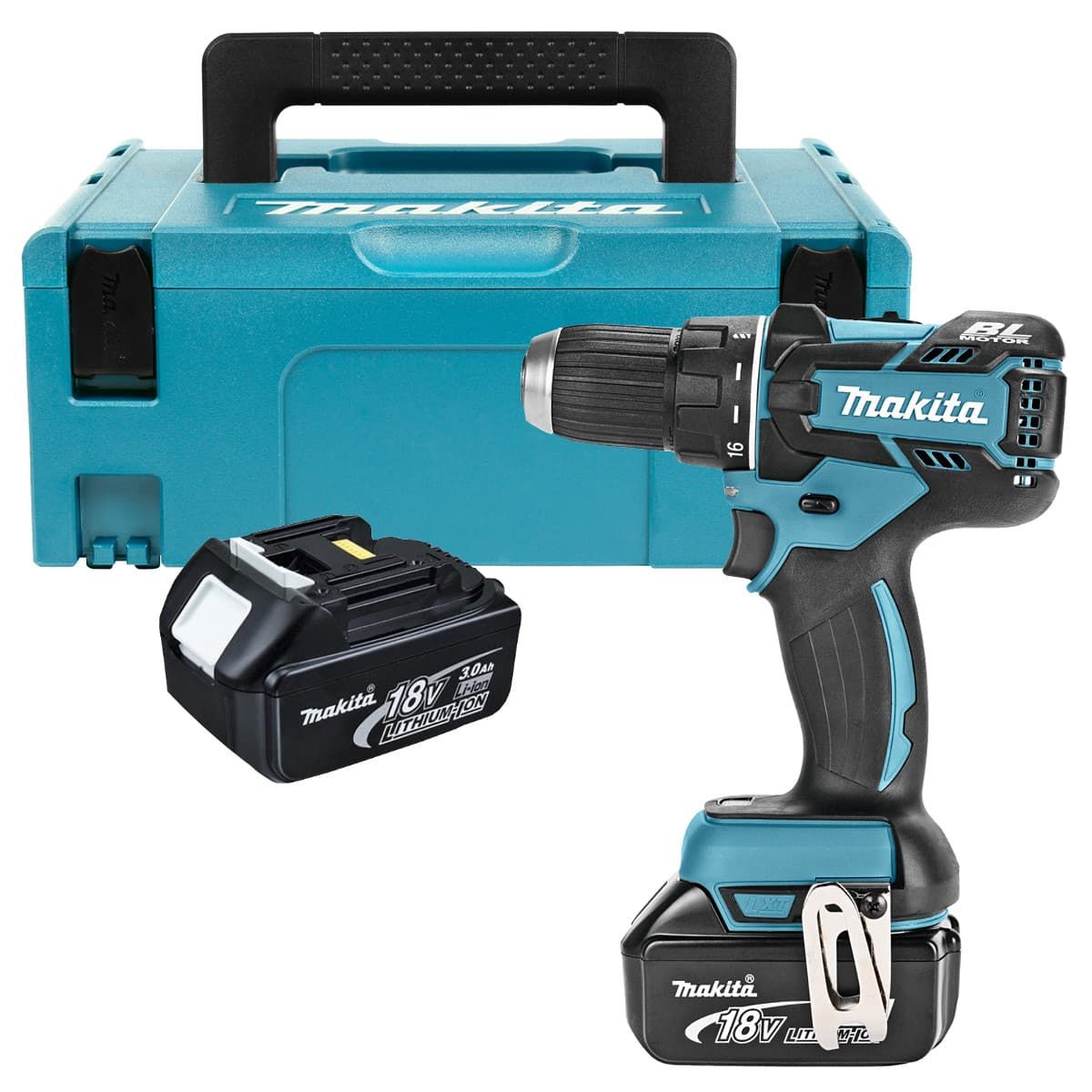 Makita DDF480RFJ accu schroefboormachine 18V 3,0Ah + Mbox