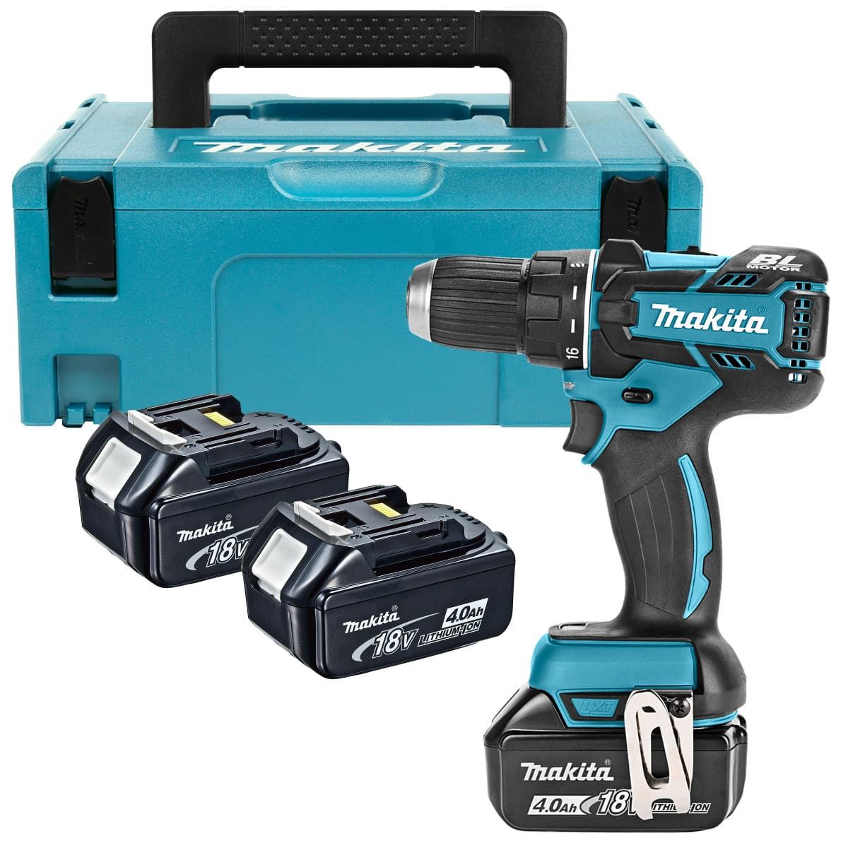 Makita DDF480RM3J accu schroefboormachine 3x 18V 4,0Ah + Mbox