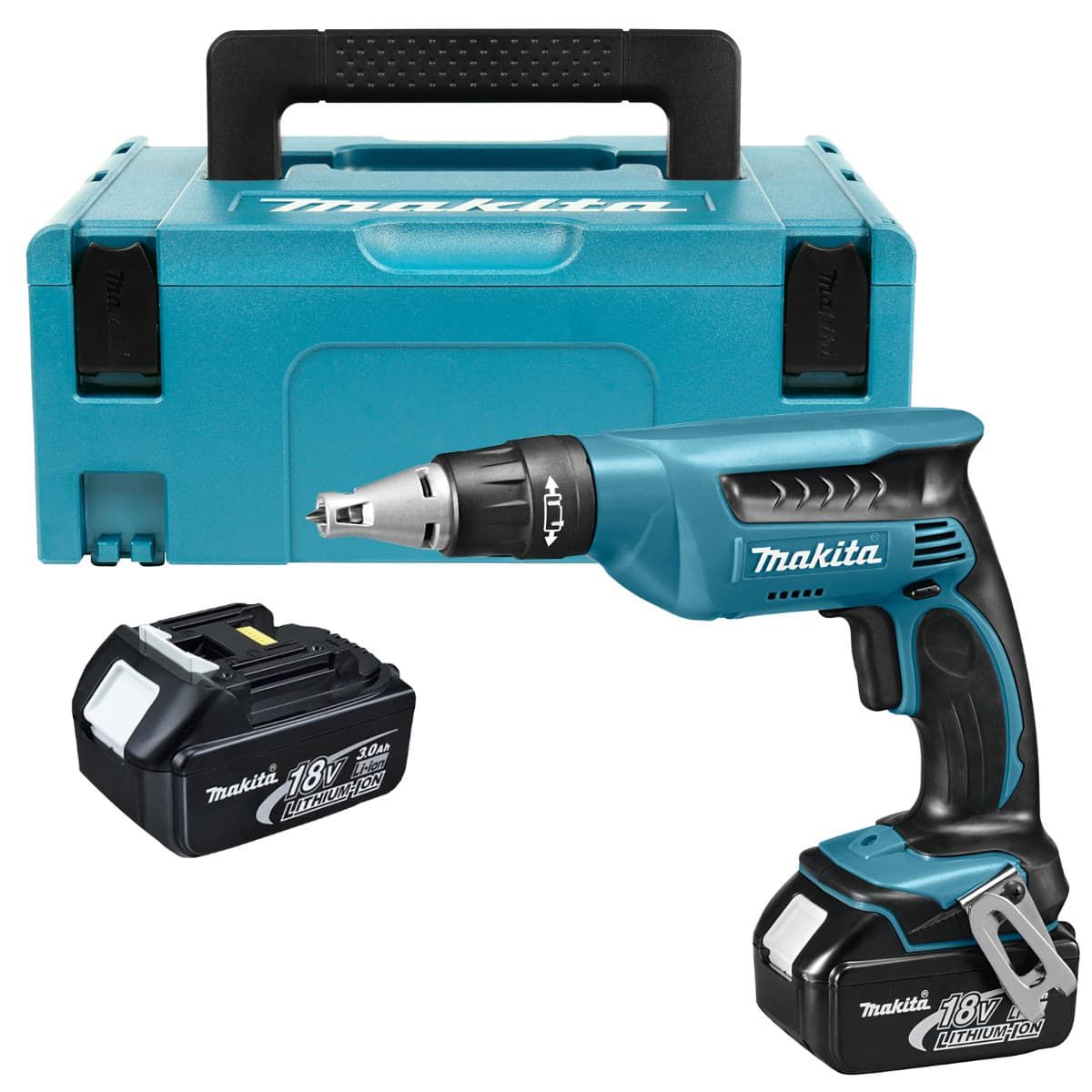 Makita DFS451RFJ accu gipsschroevendraaier 18V 3,0Ah + Mbox