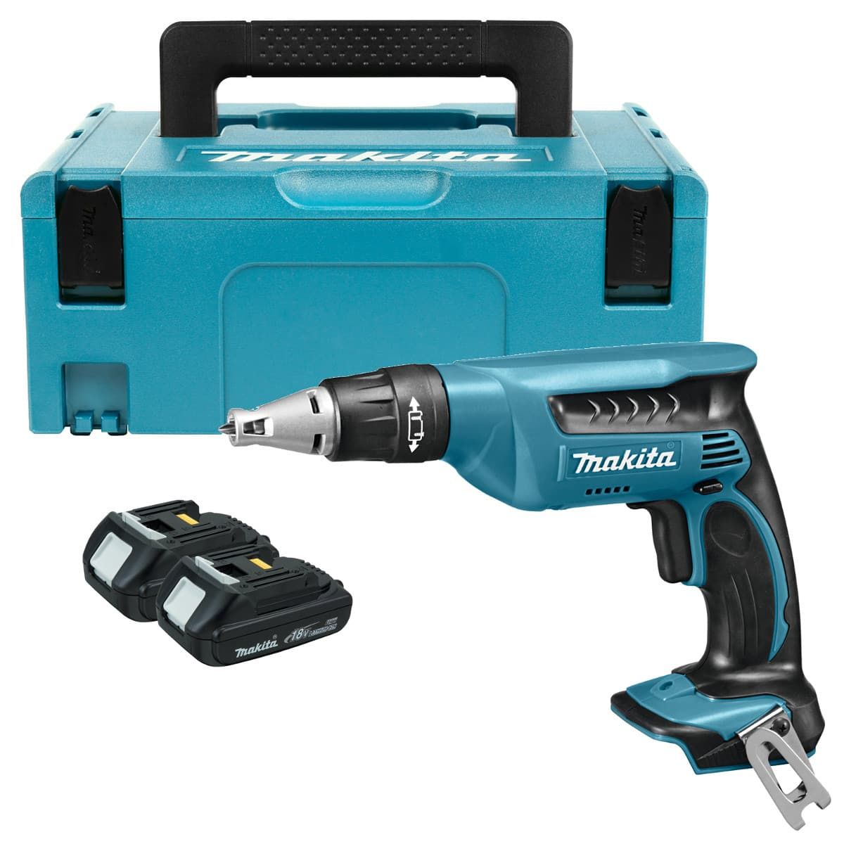 Makita DFS451Y1J accu gipsschroevendraaier 18V 1,5Ah + Mbox