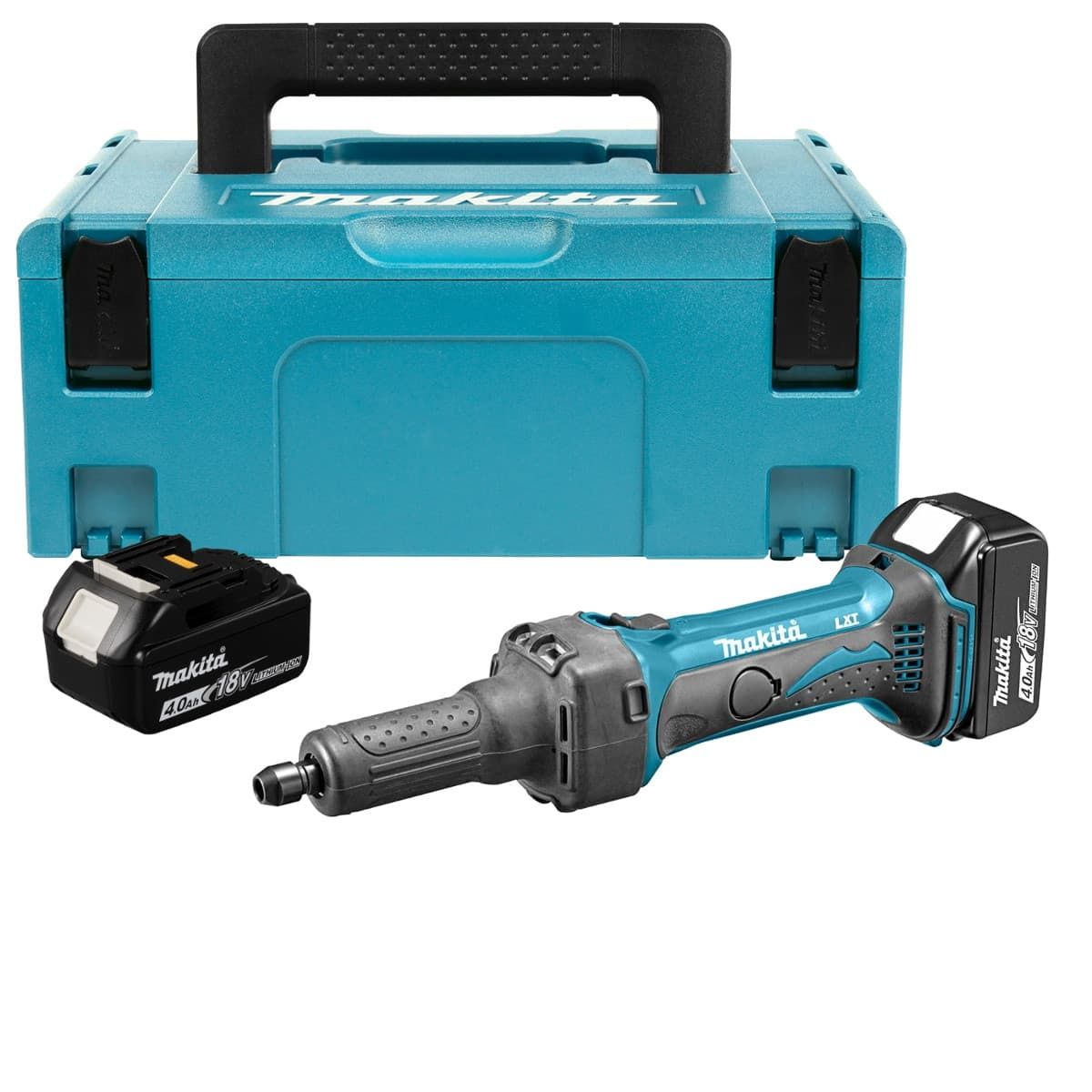 Makita DGD800RMJ accu rechte slijper 36 mm 18V 4,0Ah + Mbox