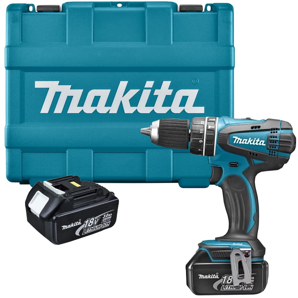 Makita DHP456RFE accuklopboormachine 18V 3,0Ah + koffer