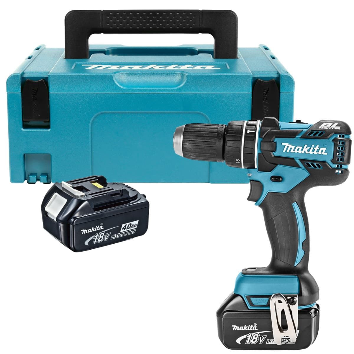 Makita DHP480RMJ accuklopboormachine 18V 4,0Ah + Mbox