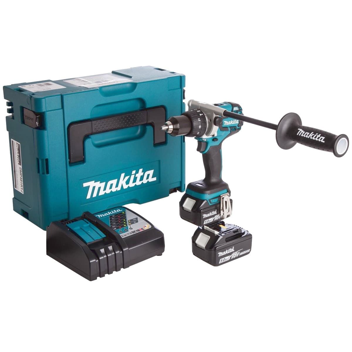Makita DHP481RTJ accu klopboormachine 18V 5,0Ah + Mbox