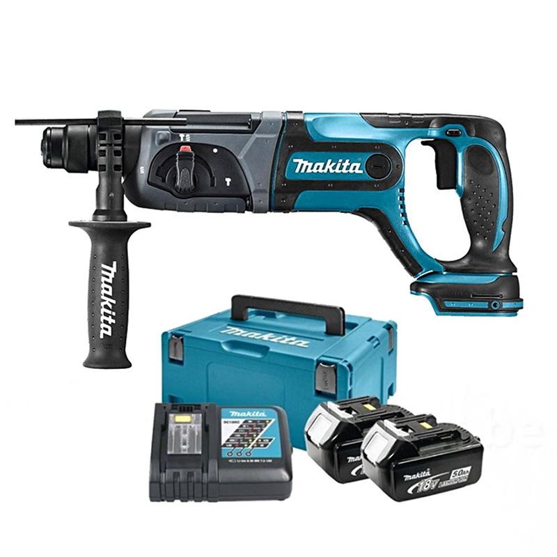 Makita DHR241RTJ accu combihamer SDS plus 18V 5,0Ah + Mbox