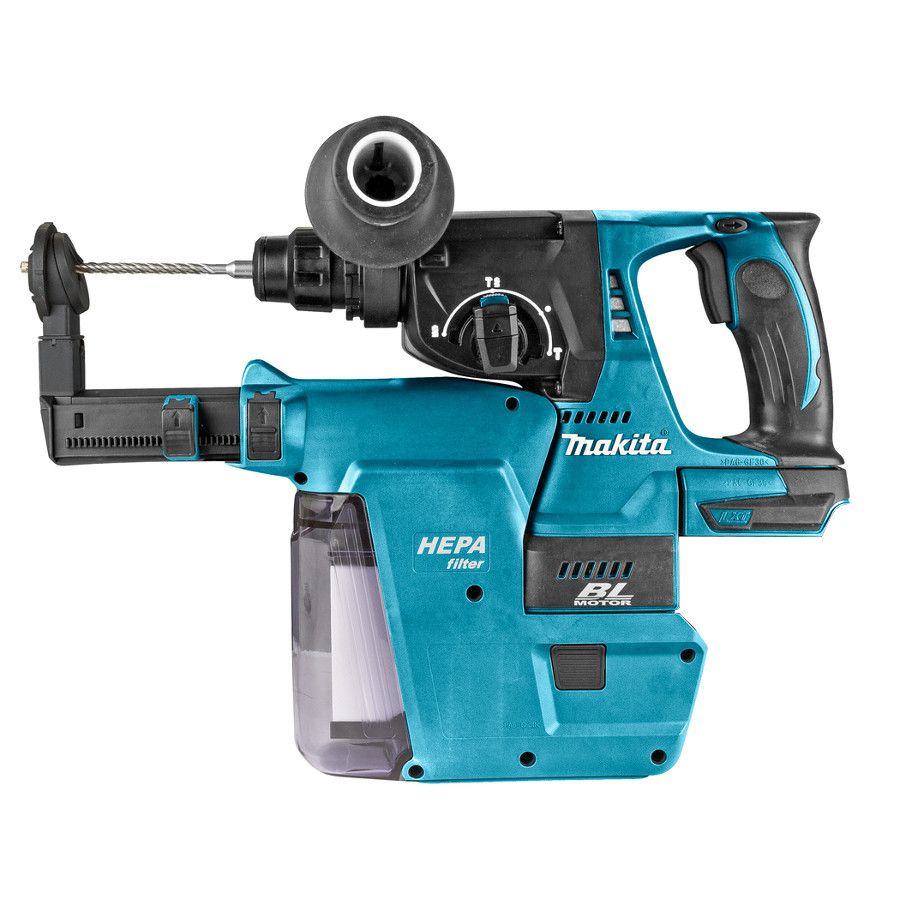 Makita DHR242Z accu combihamer met stofafzuiging body 18V