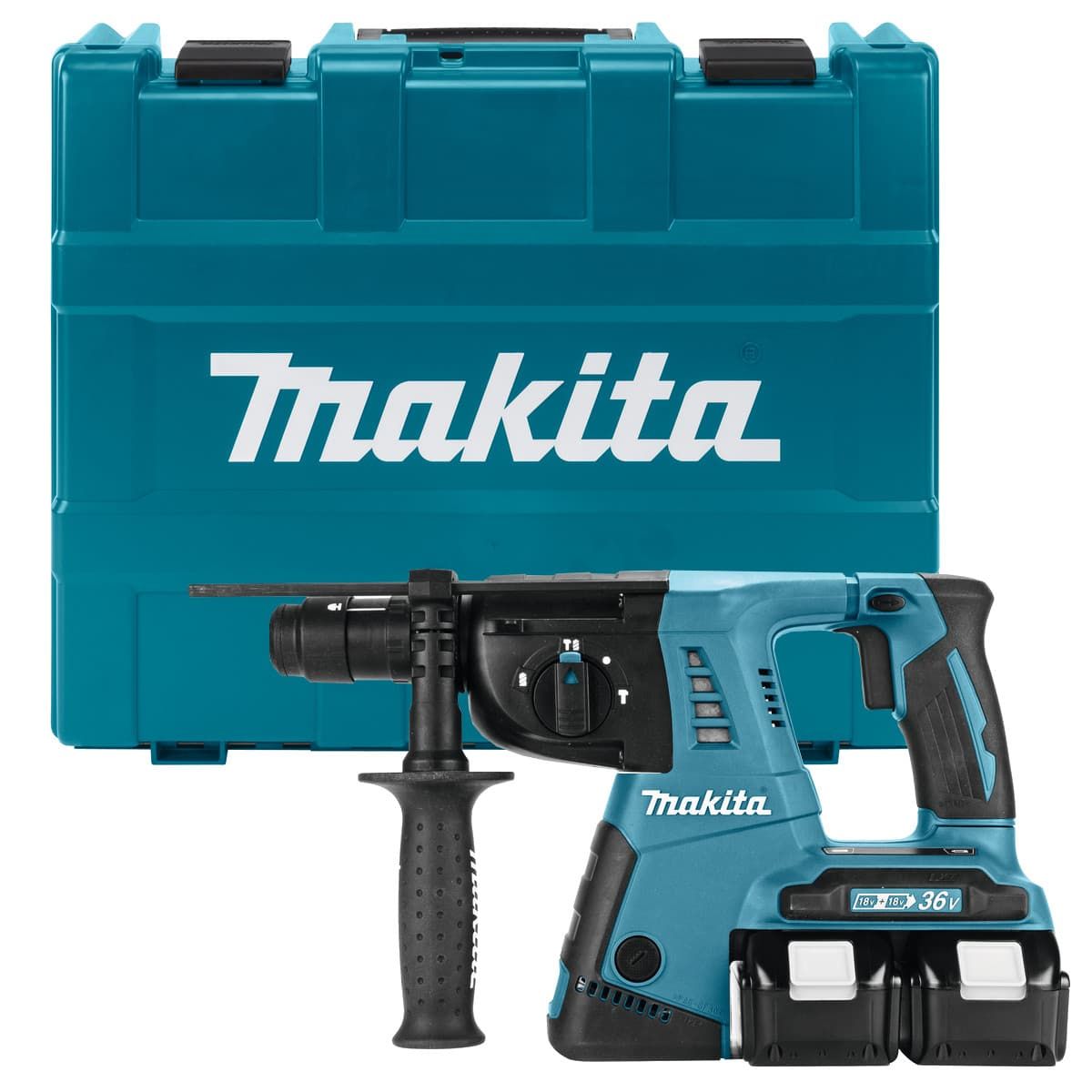 Makita DHR264RT2 accu combihamer SDS plus 18V 5,0Ah + koffer
