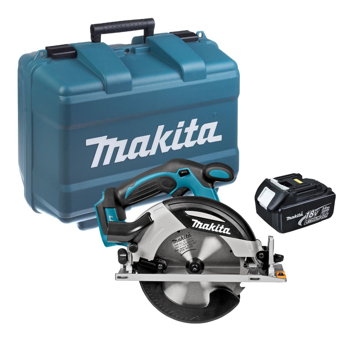 Makita DHS630RFE accu cirkelzaag 165 mm 18V 3,0Ah + koffer