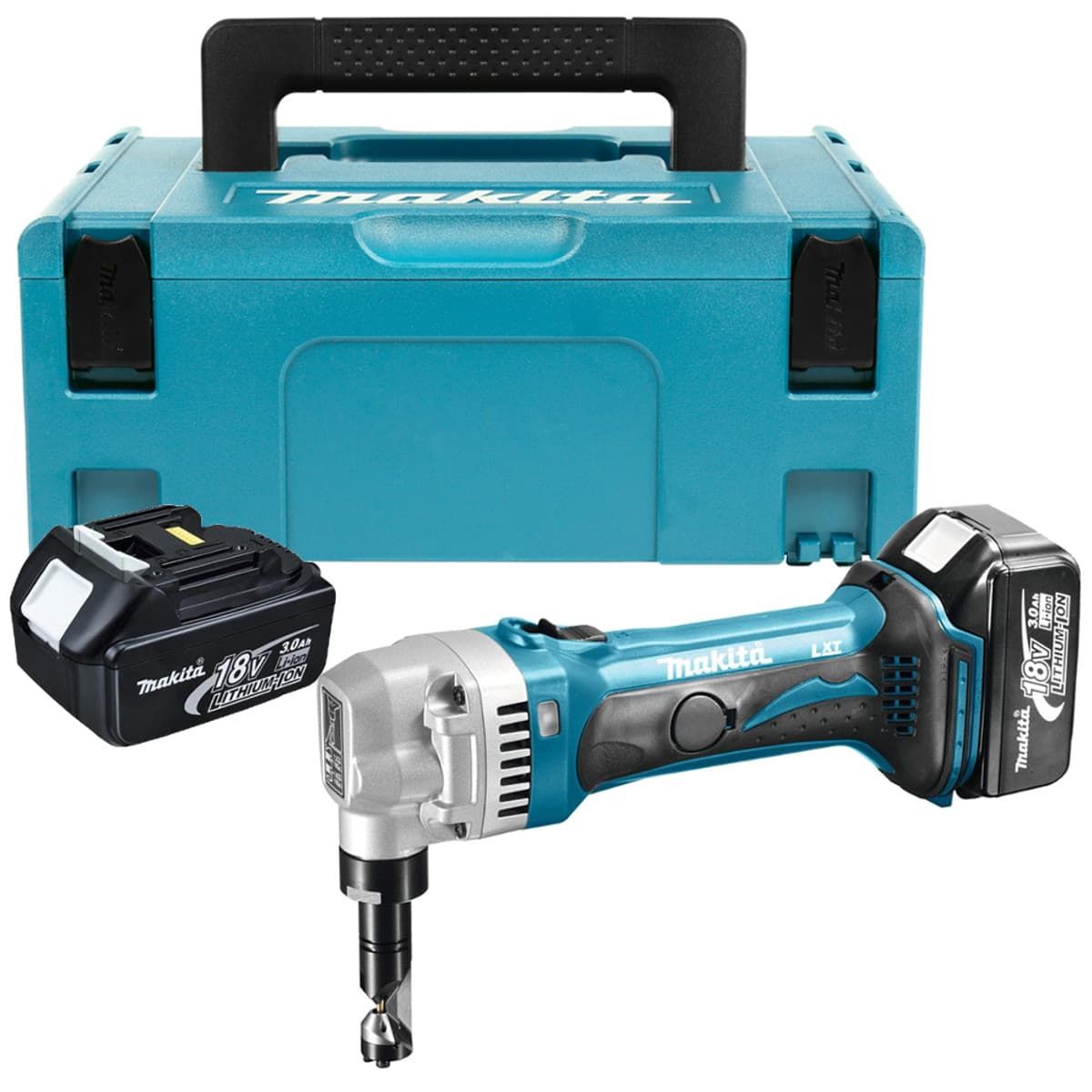 Makita DJN161RFJ accu knabbelschaar 18V 3,0Ah + Mbox