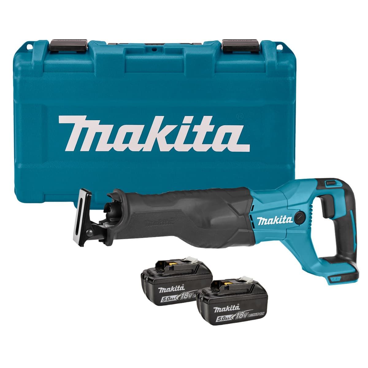 Makita DJR186RTE accu reciprozaag 18V 5,0Ah + koffer