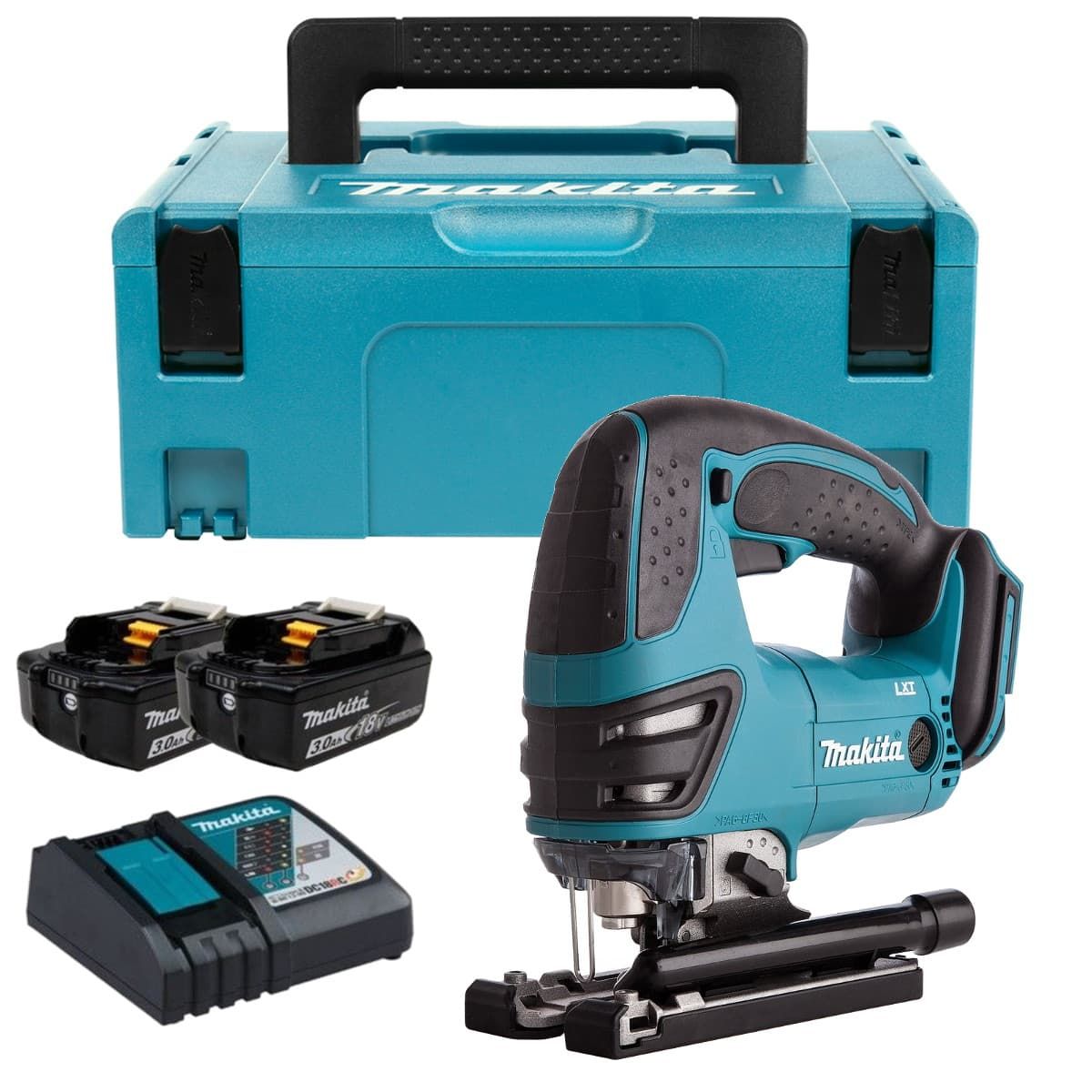 Makita DJV180RFJ accu decoupeerzaag 18V 3,0Ah + Mbox