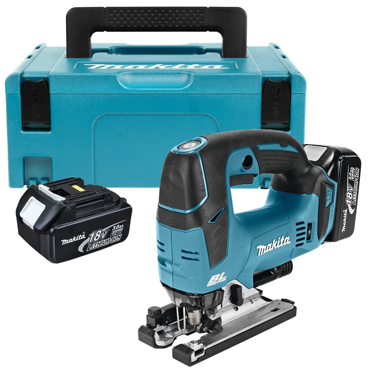 Makita DJV182RFJ accu decoupeerzaag 18V 3,0Ah + Mbox