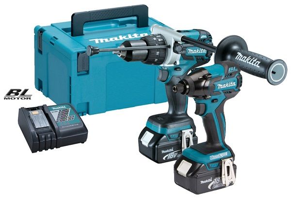 Makita DLX2040TJ set accuklopboormachine - 18V 5,0Ah