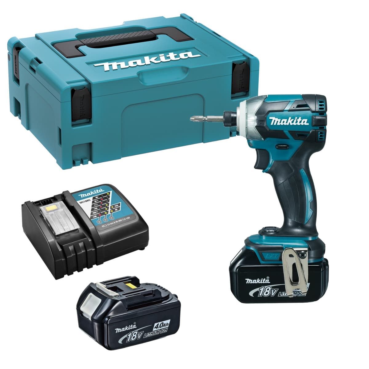 Makita DTD148RMJ accu slagschroevendraaier 18V 4,0Ah + Mbox