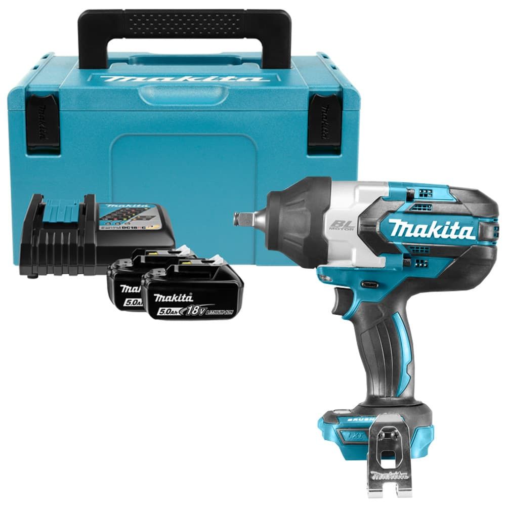 Makita DTW1002RTJ accu slagmoersleutel 18V 5,0Ah + Mbox