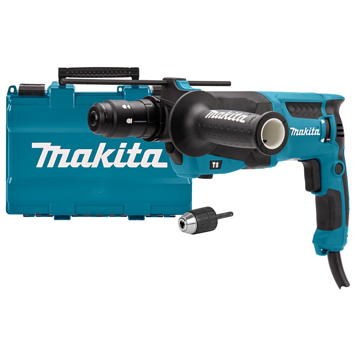 Makita HR2630X7 combihamer SDS plus 800W 2,4J + SDS plus adapter en koffer