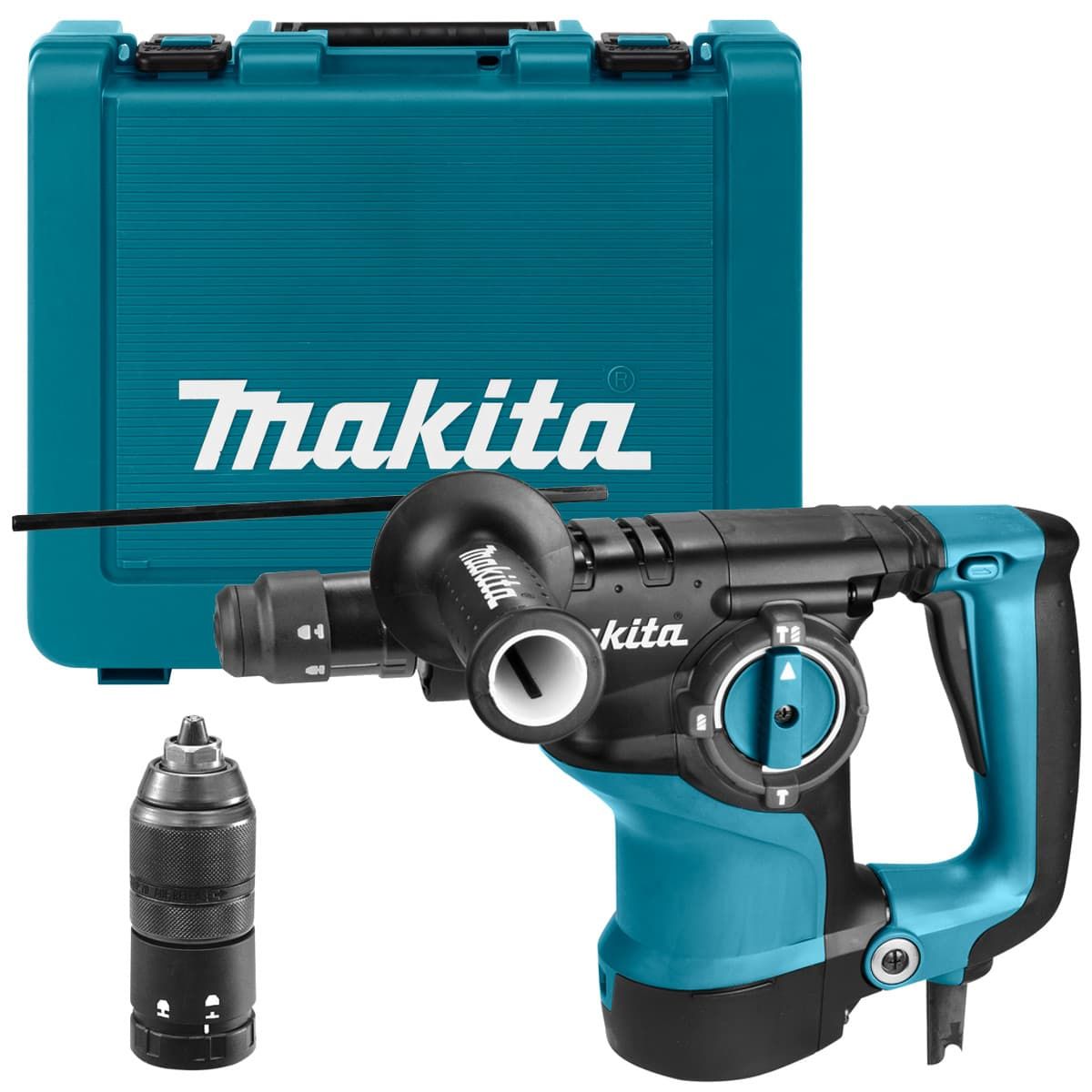 Makita HR2811FT combihamer SDS plus 800W 2,9J + koffer en borenset