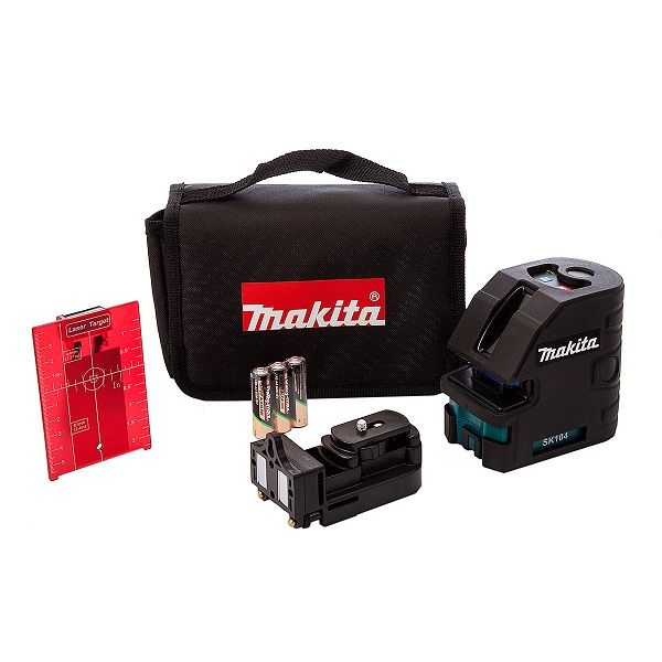 Makita SK104Z kruislijnlaser rood 4,5V + tas