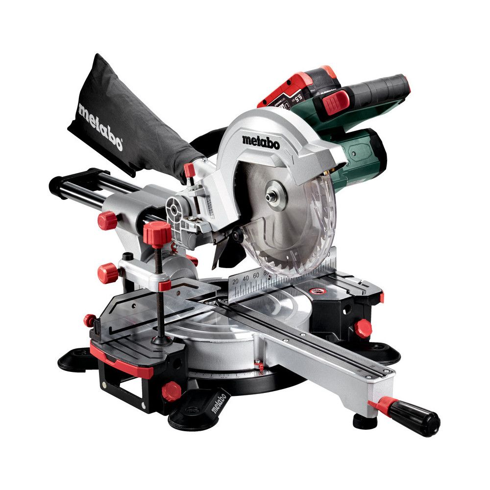 Metabo KGS 18 LTX 216 accu afkortzaag 216 mm 18V 5,5Ah LiHD