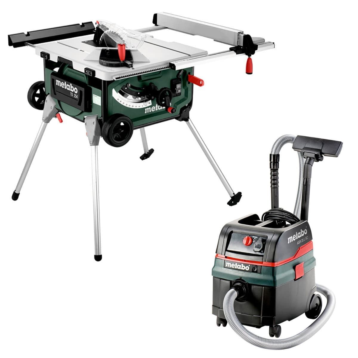 Metabo TS 254 tafelcirkelzaag 254 mm 2000W + ASA 25 L SC alleszuiger