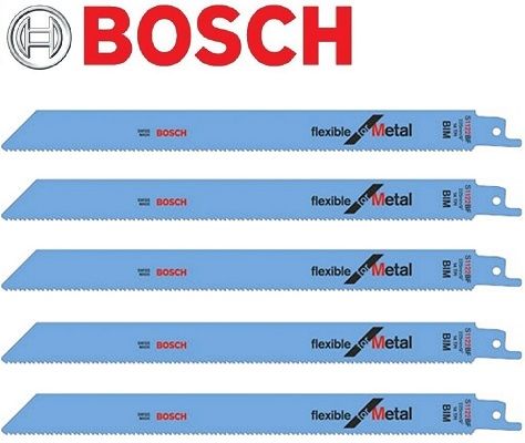 Bosch S1122BF reciprozaagbladen voor metaal 5 stuks 